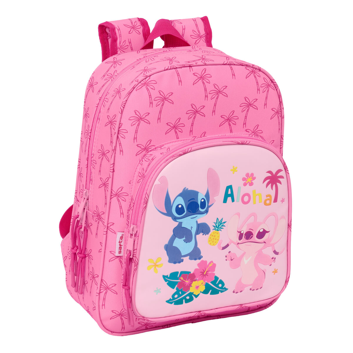 Zaino Scuola Lilo & Stitch Chill Rosa Menta 26 x 34 x 11 cm