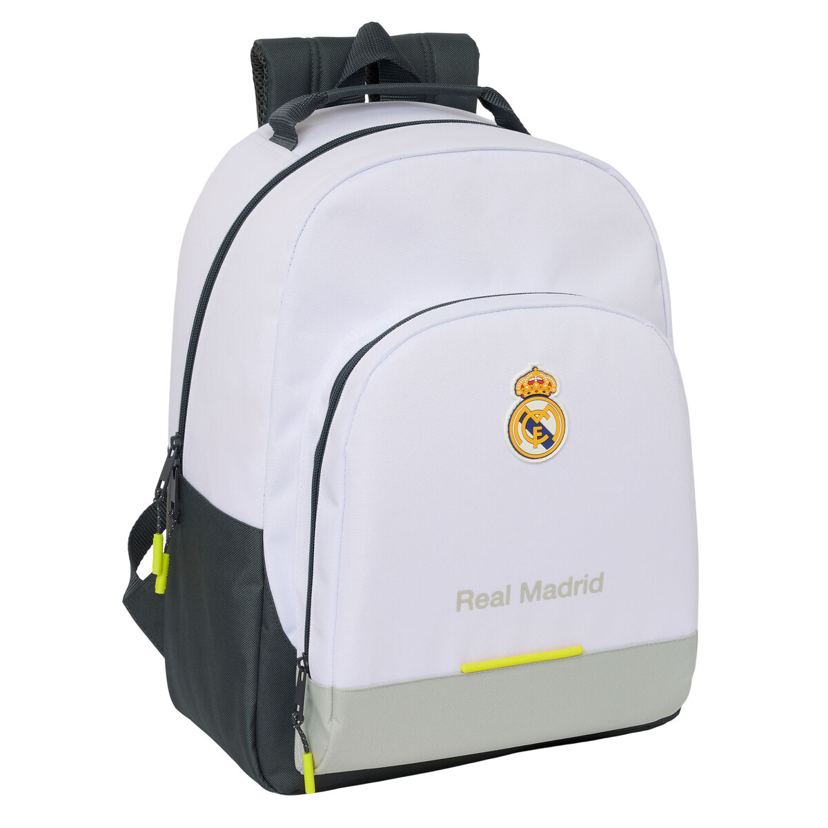 Zaino Scuola Real Madrid C.F. Bianco 32 x 42 x 15 cm