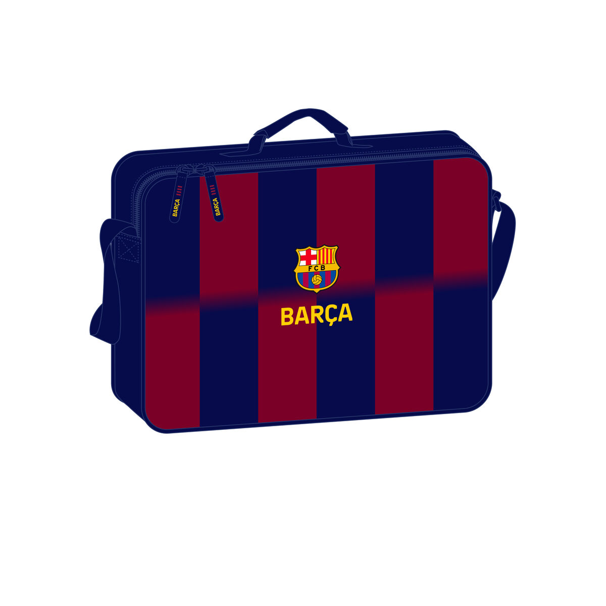 Zaino Scuola F.C. Barcelona Azzurro Rosso Granato 38 x 28 x 6 cm