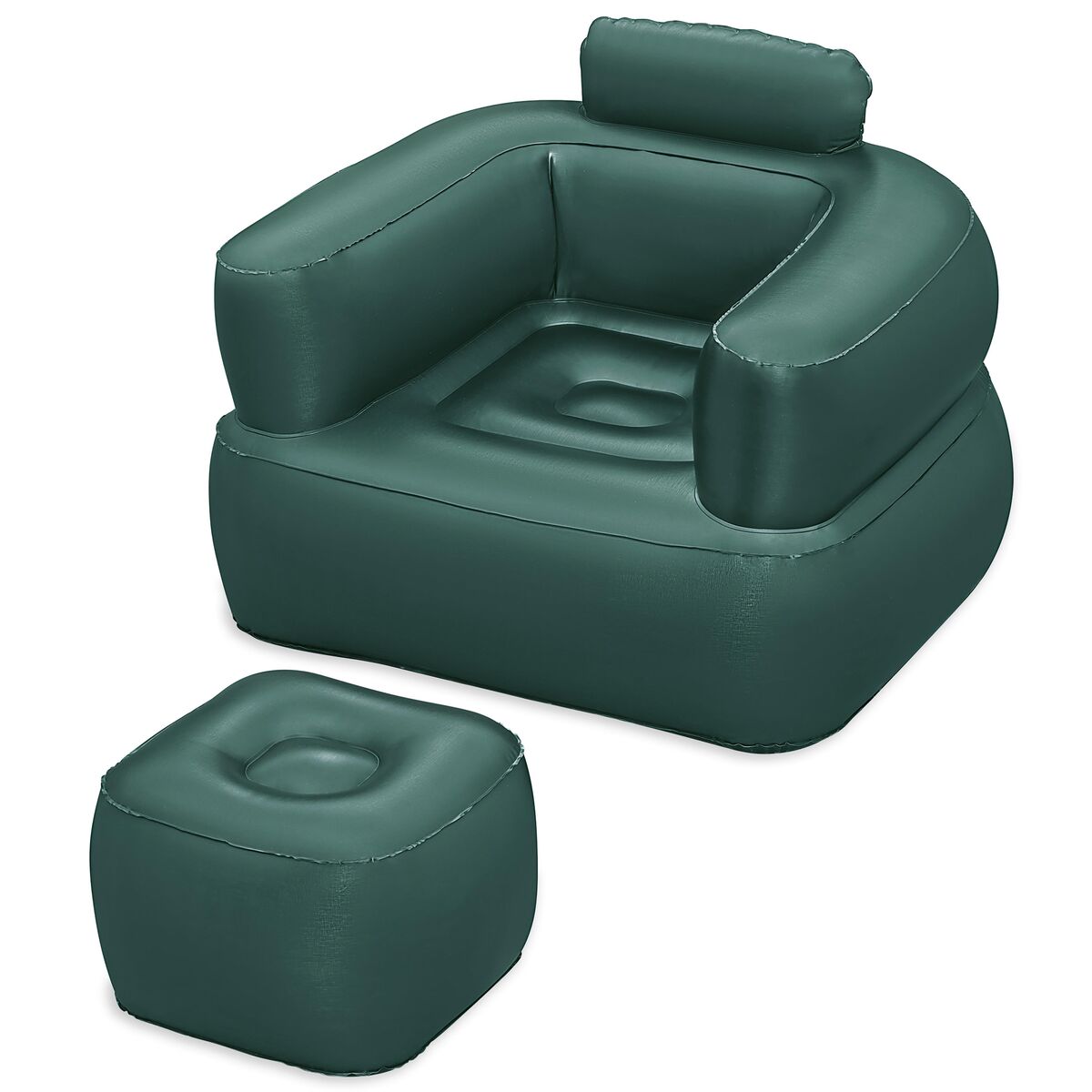 Bestway Sillon Gonfiabile con Reposapiedi Colore Assortito 107x99x80/48x48x36 cm - Image 3