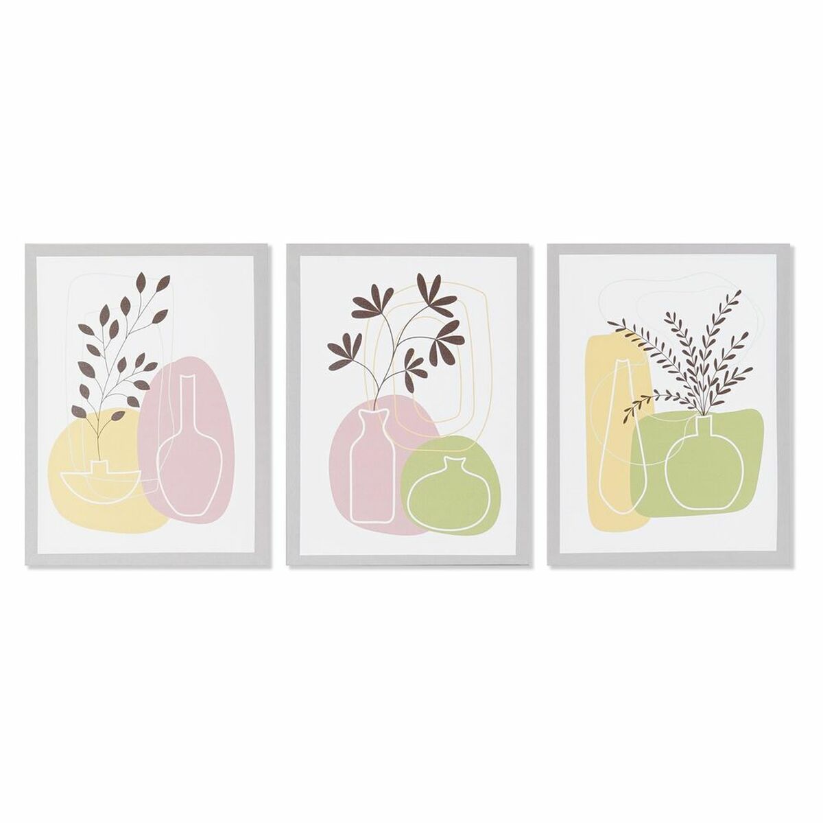 Tela DKD Home Decor Pino Tela 30 x 1,8 x 40 cm
