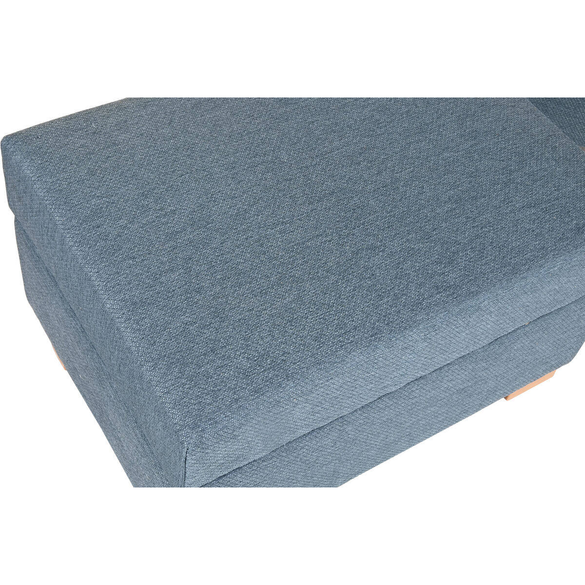 Poggiapiedi Home ESPRIT Azzurro Città 70 X 50 X 40 CM - Image 4