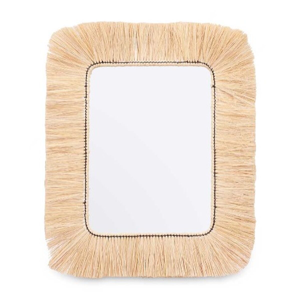 Specchio da parete Gift Decor Marrone 77 x 67 x 3 cm Rettangolare