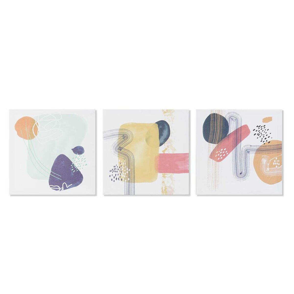 Tela DKD Home Decor Pino Tela 40 x 1,8 x 40 cm