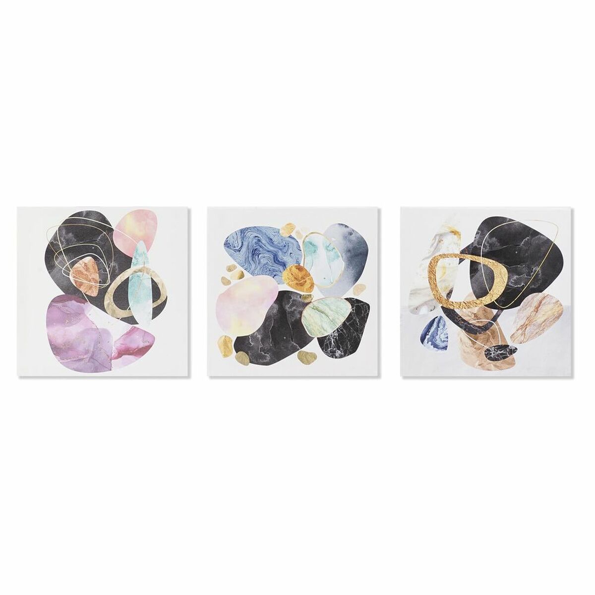 Tela DKD Home Decor Pino Tela 40 x 1,8 x 40 cm