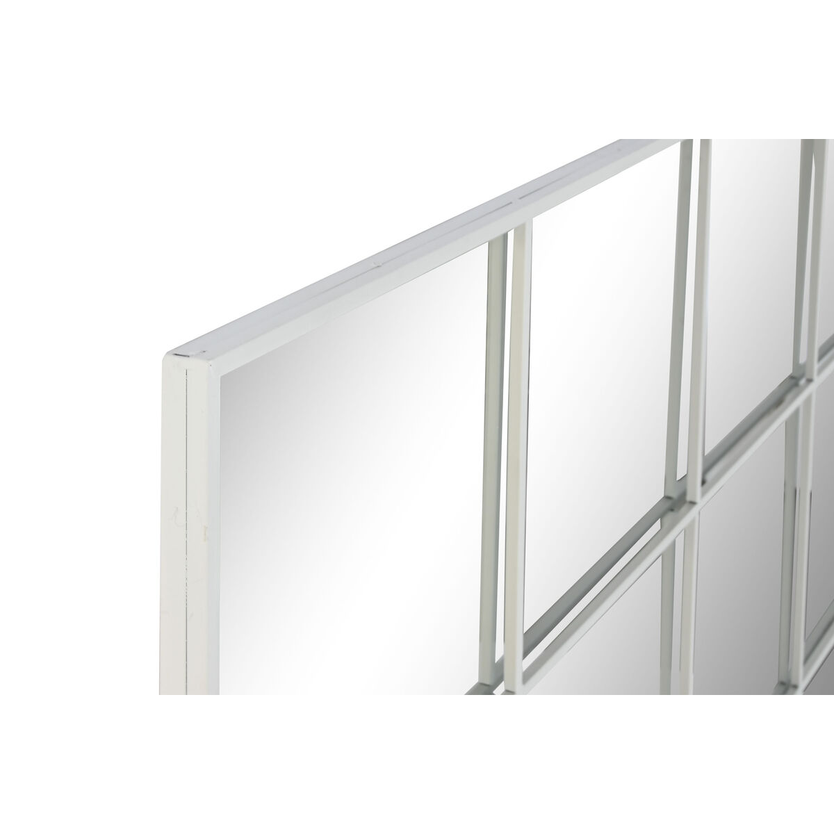 Specchio da parete Home ESPRIT Bianco Finestra Scandi 122 x 2 x 122 cm
