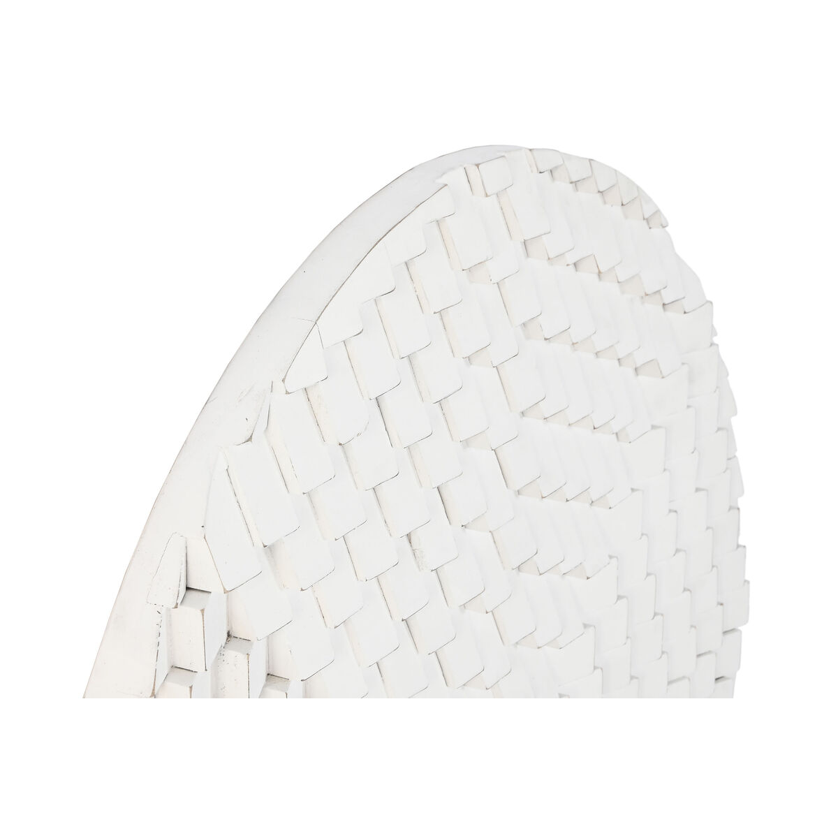 Statua Decorativa Home ESPRIT Bianco Moderno 90 x 4 x 90 cm