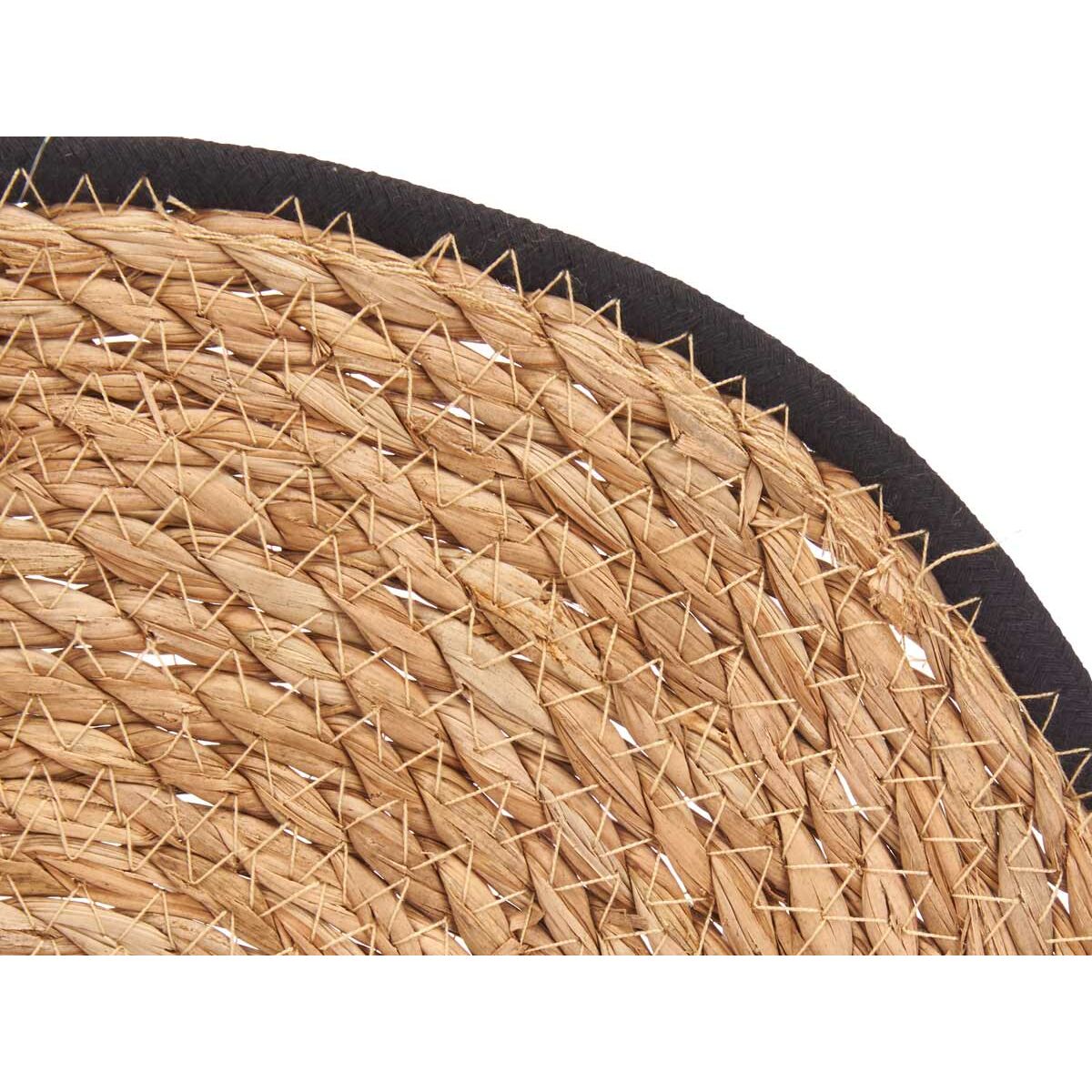 Sottopentola Kinvara Nero Cotone Alghe marine 35 x 0,6 x 35 cm (24 Unità) - Image 4