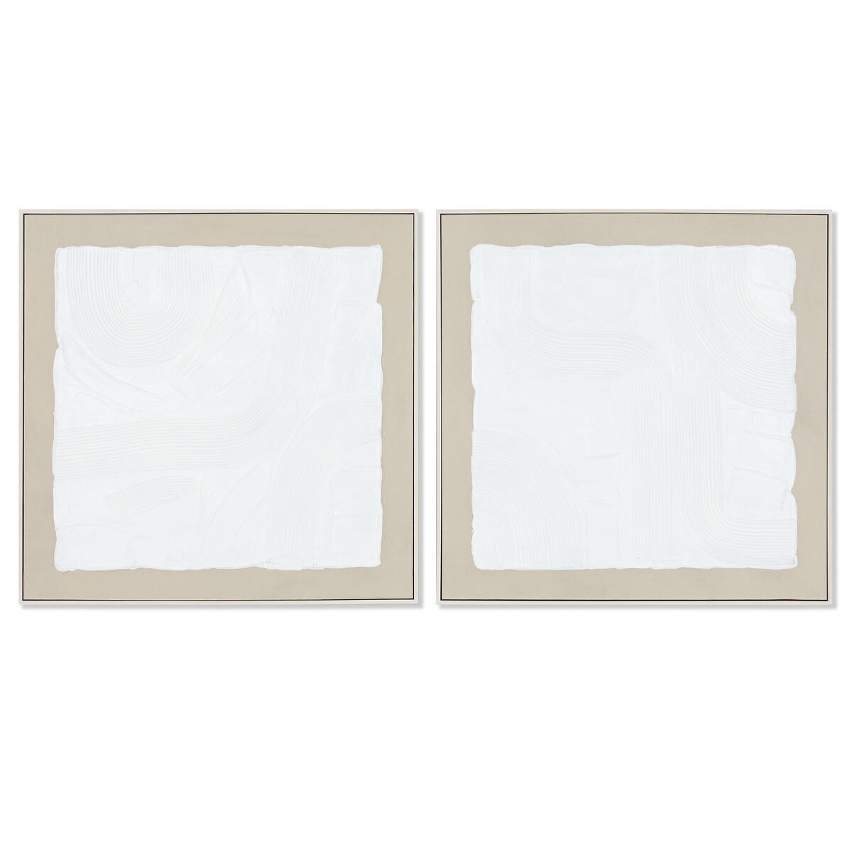 Tela Home ESPRIT Pino Tela 82,3 x 4,5 x 82,5 cm 82 x 4,5 x 82,5 cm