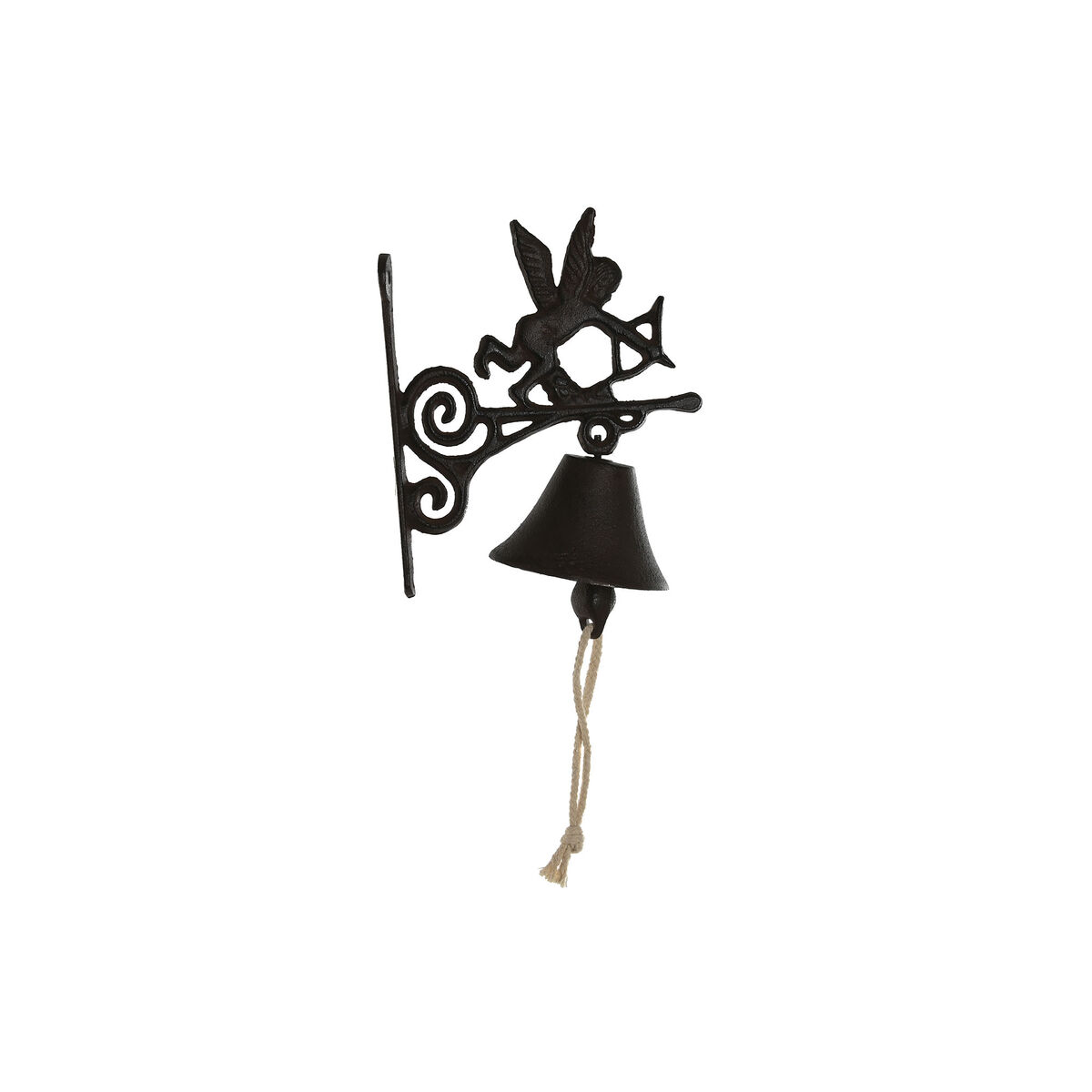 Campana Home ESPRIT Marrone Nero Ferro 16,5 x 10 x 21 cm