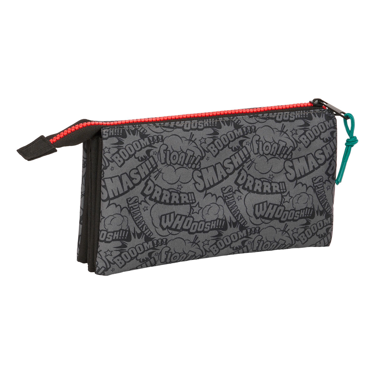 Astuccio Scuola My Hero Academia Nero 22 x 12 x 3 cm