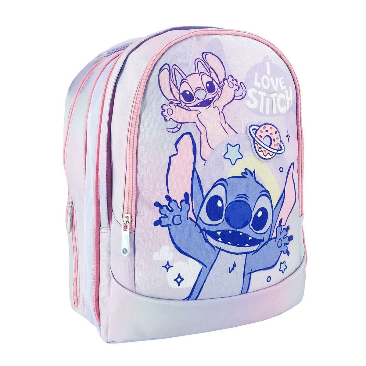 Zaino Scuola Stitch Lilla 41 cm