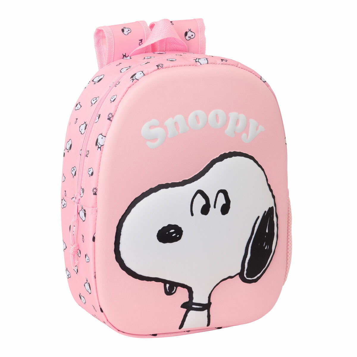 Zaino per Bambini Snoopy Rosa 27 x 33 x 10 cm 3D