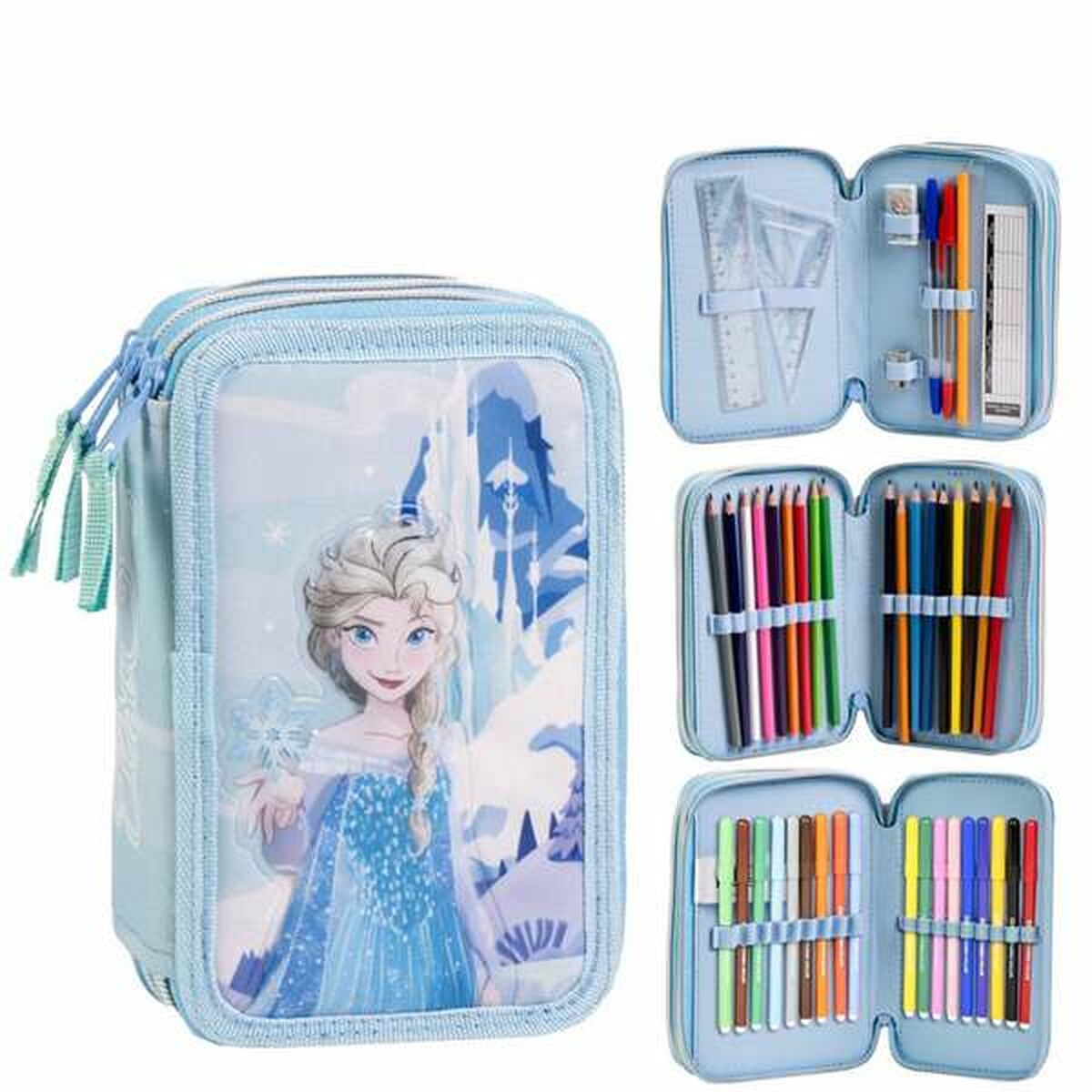 Astuccio Frozen Blu scuro 12,5 x 6,5 x 19,5 cm