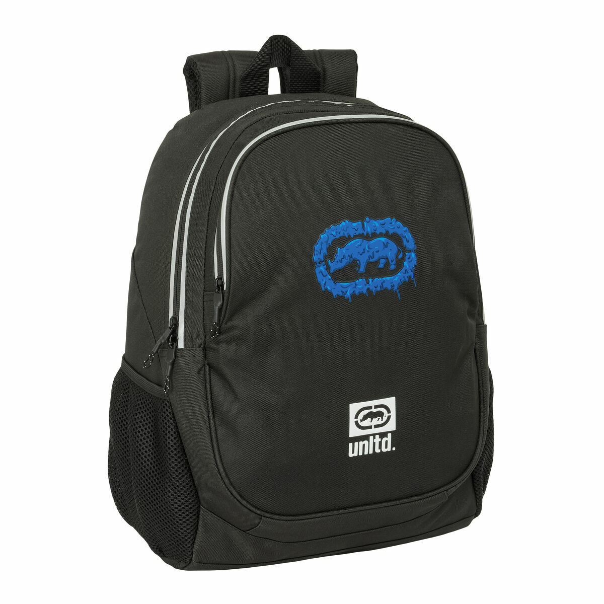 Zaino Scuola Ecko Unltd. Worldwide Nero 32 x 44 x 16 cm