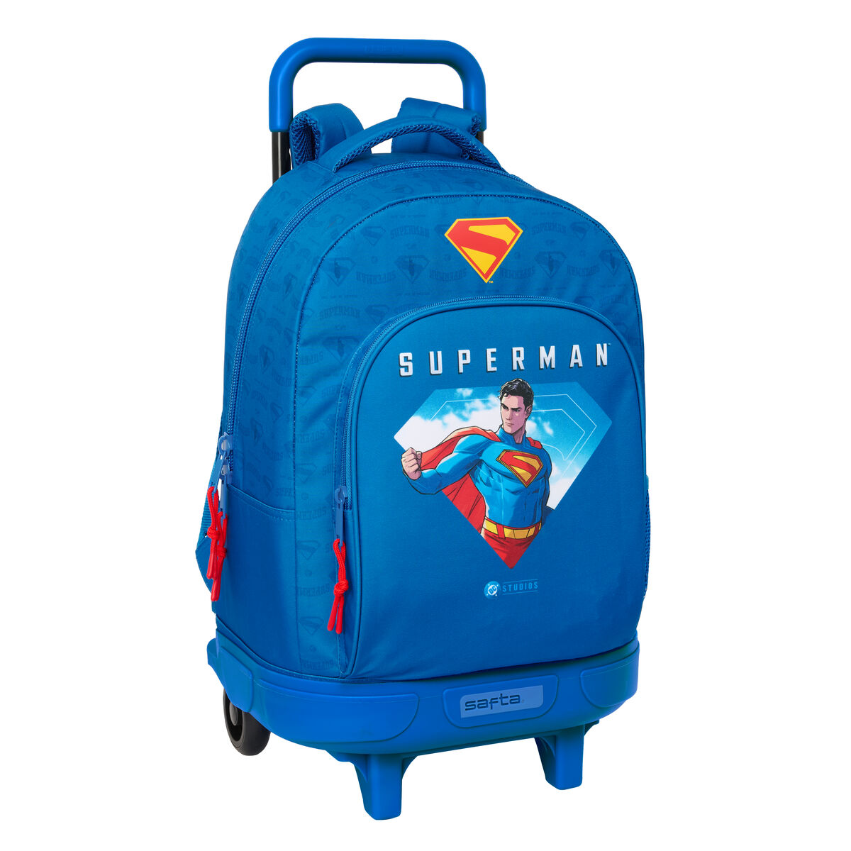 Zaino Scuola Superman Azzurro 33 x 45 x 22 cm
