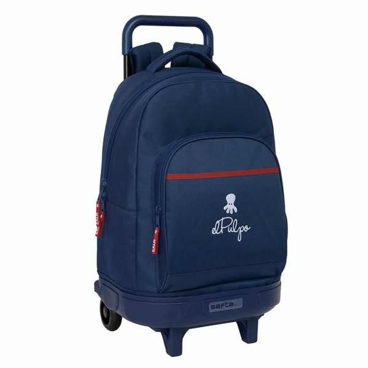 Trolley per la Scuola El Pulpo Blu Marino 33 x 45 x 22 cm