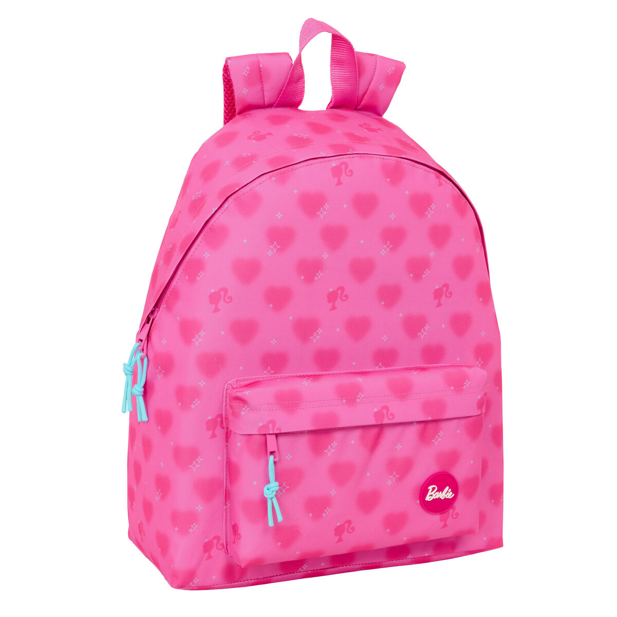 Zaino Scuola Barbie Corazones Rosa 33 x 42 x 15 cm