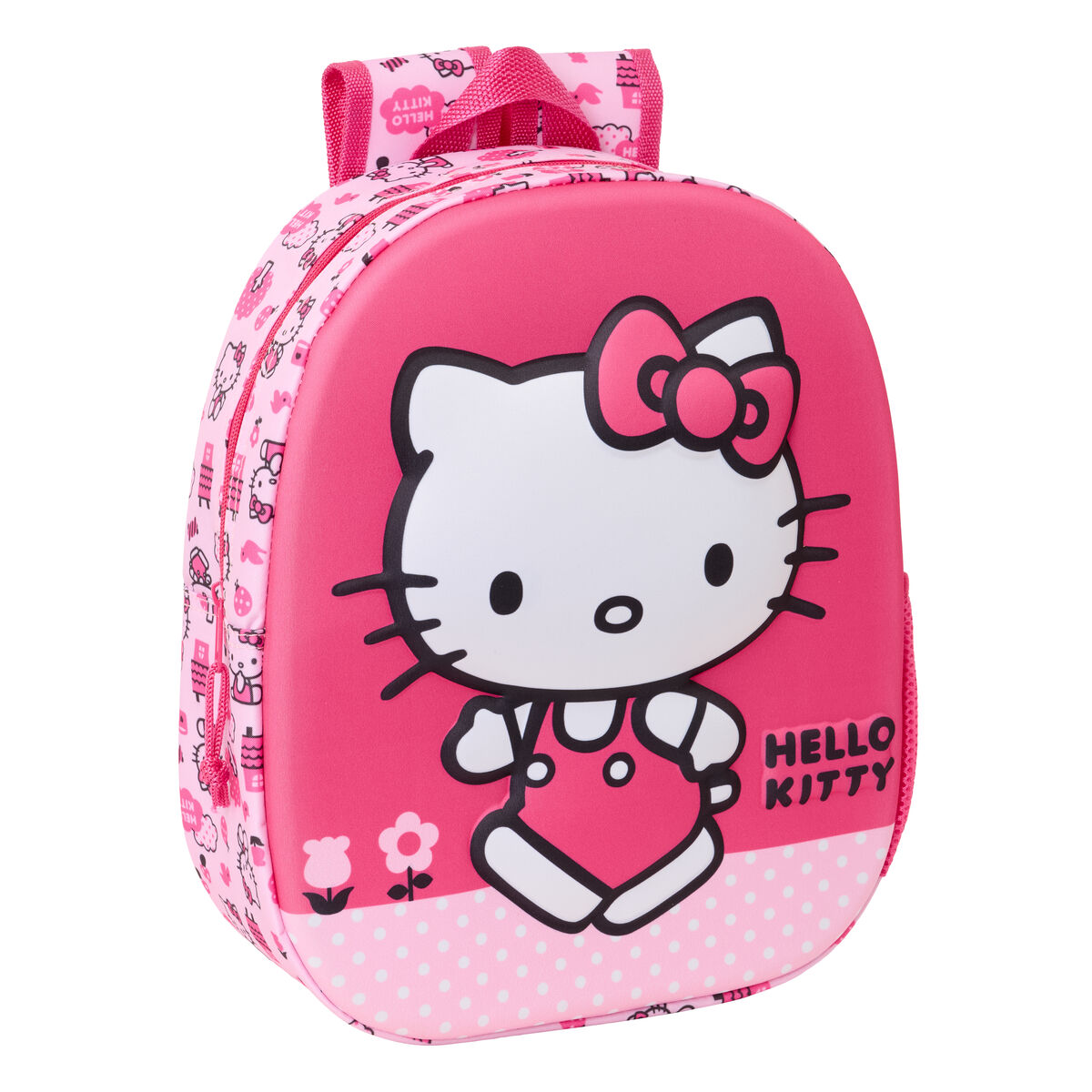 Zaino per Bambini Hello Kitty Rosa 27 x 33 x 10 cm 3D