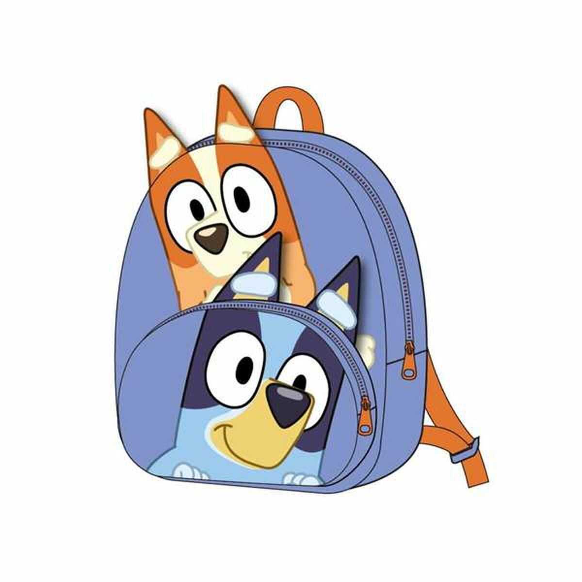 Zaino Scuola Bluey Azzurro 18 x 22 x 4 cm