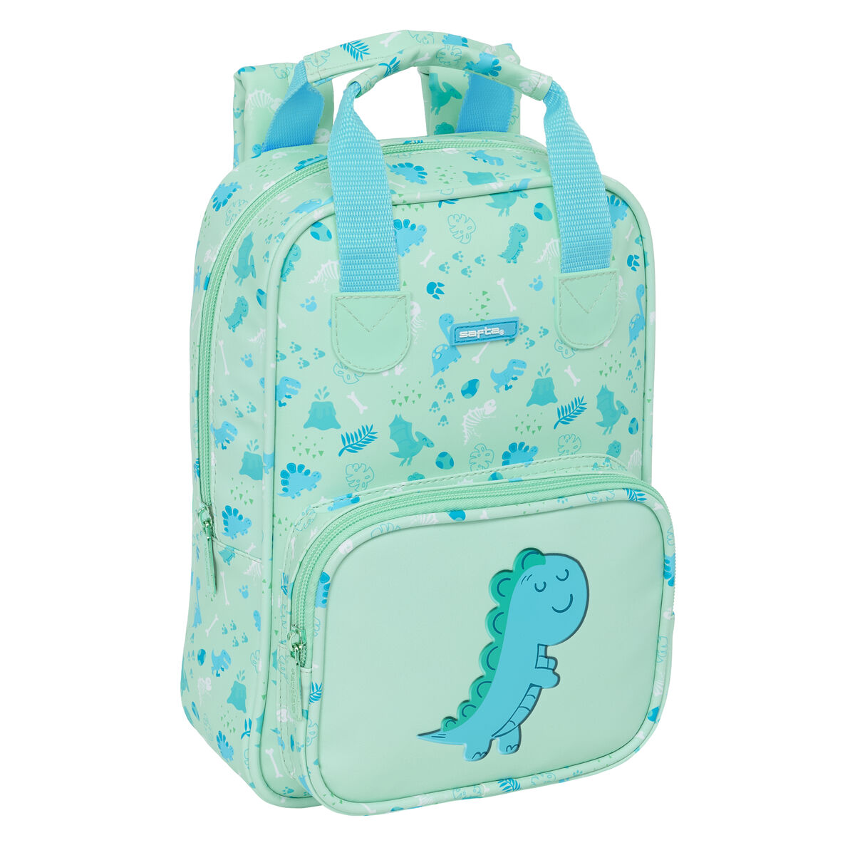 Zaino per Bambini Safta Dino Verde 20 x 28 x 8 cm