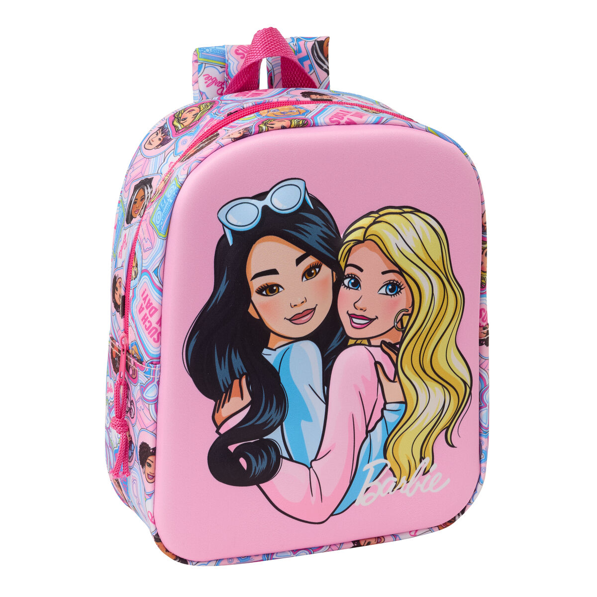 Zaino per Bambini Barbie Rosa 22 x 27 x 10 cm 3D
