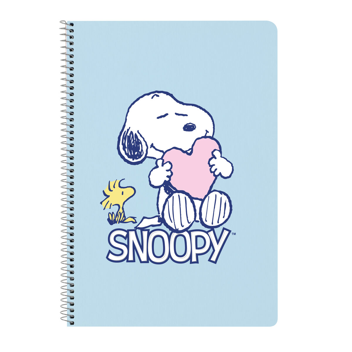 Agenda Snoopy Love Azzurro A4 80 Pagine