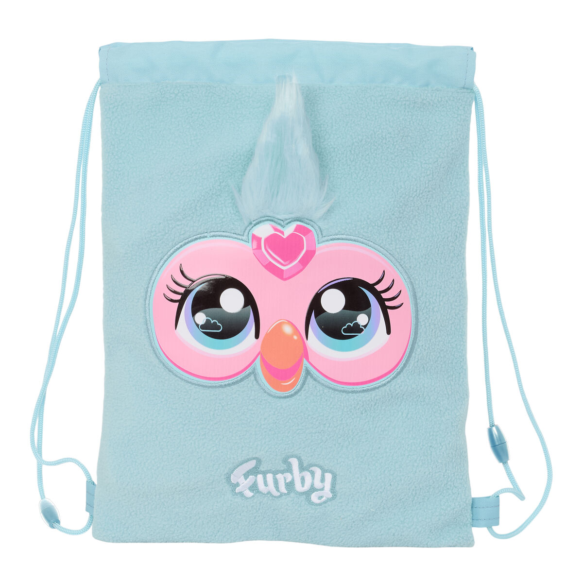 Zainetto con Cordini Furby Blu cielo 26 x 34 x 1 cm