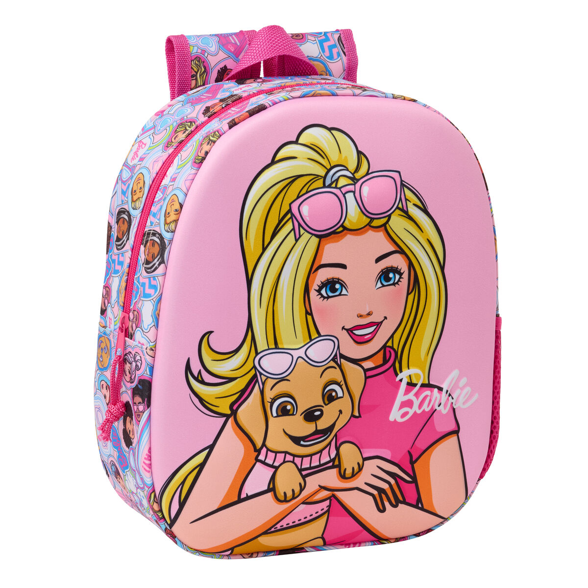 Zaino per Bambini Barbie Rosa 27 x 33 x 10 cm 3D