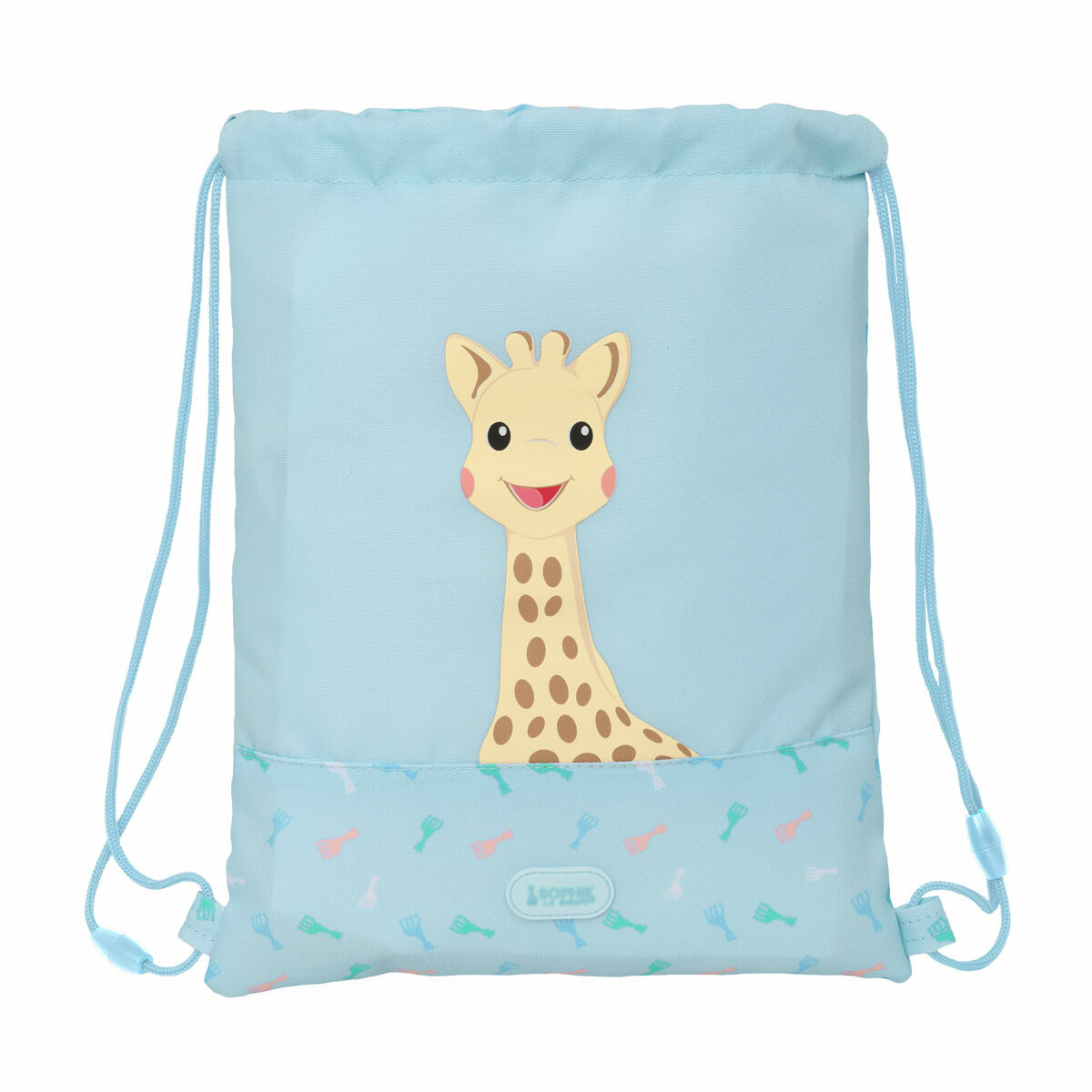 Zainetto con Cordini Sophie la Girafe Azzurro 26 x 34 x 1 cm - Image 3