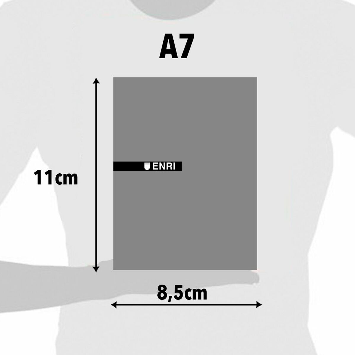Block Notes ENRI Rosso A7 80 Pagine (10 Unità) - Image 3