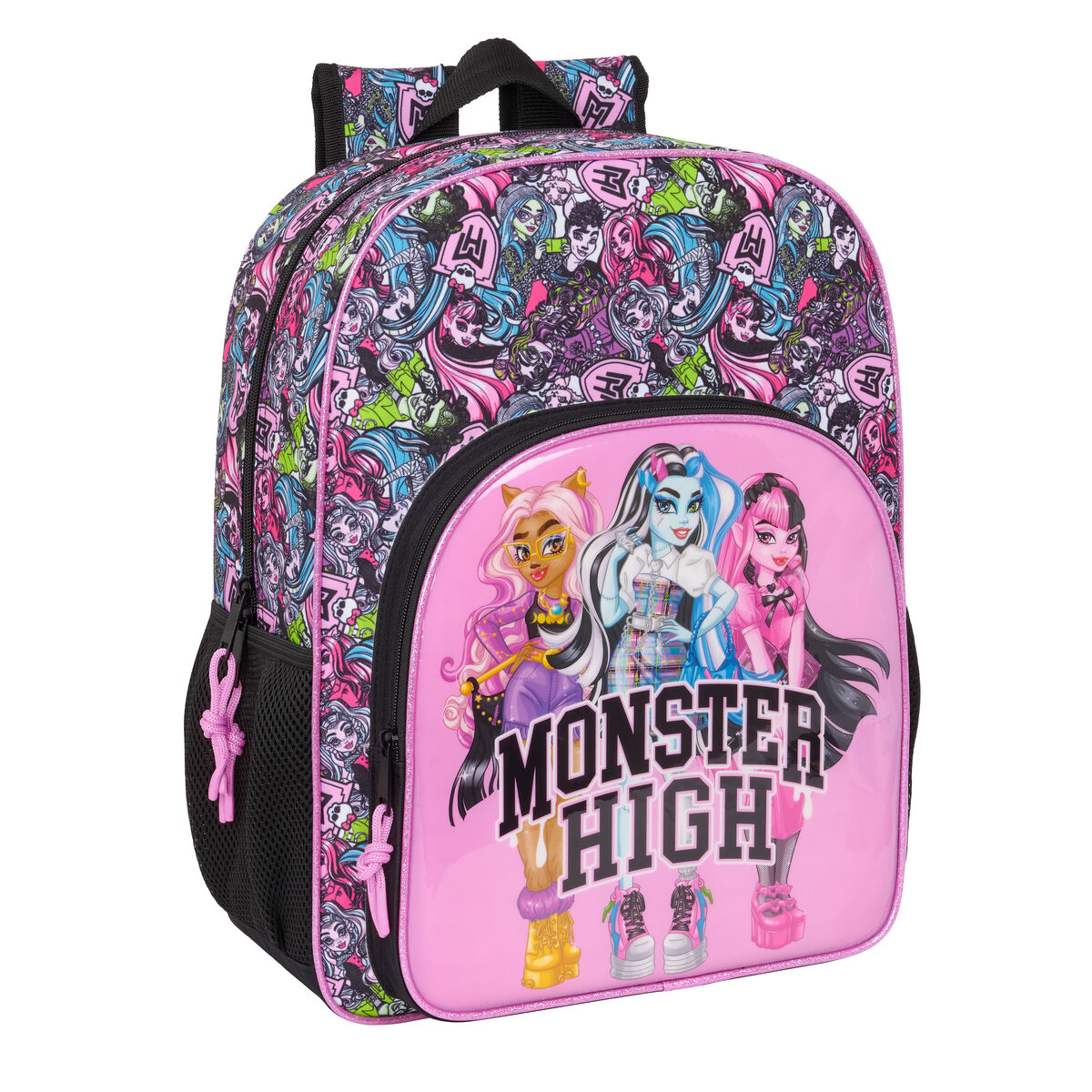 Zaino Scuola Monster High Drama Multicolore 33 x 42 x 14 cm