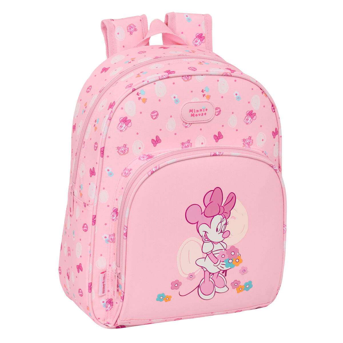 Zaino per Bambini Minnie Mouse Baby Rosa 28 x 34 x 10 cm