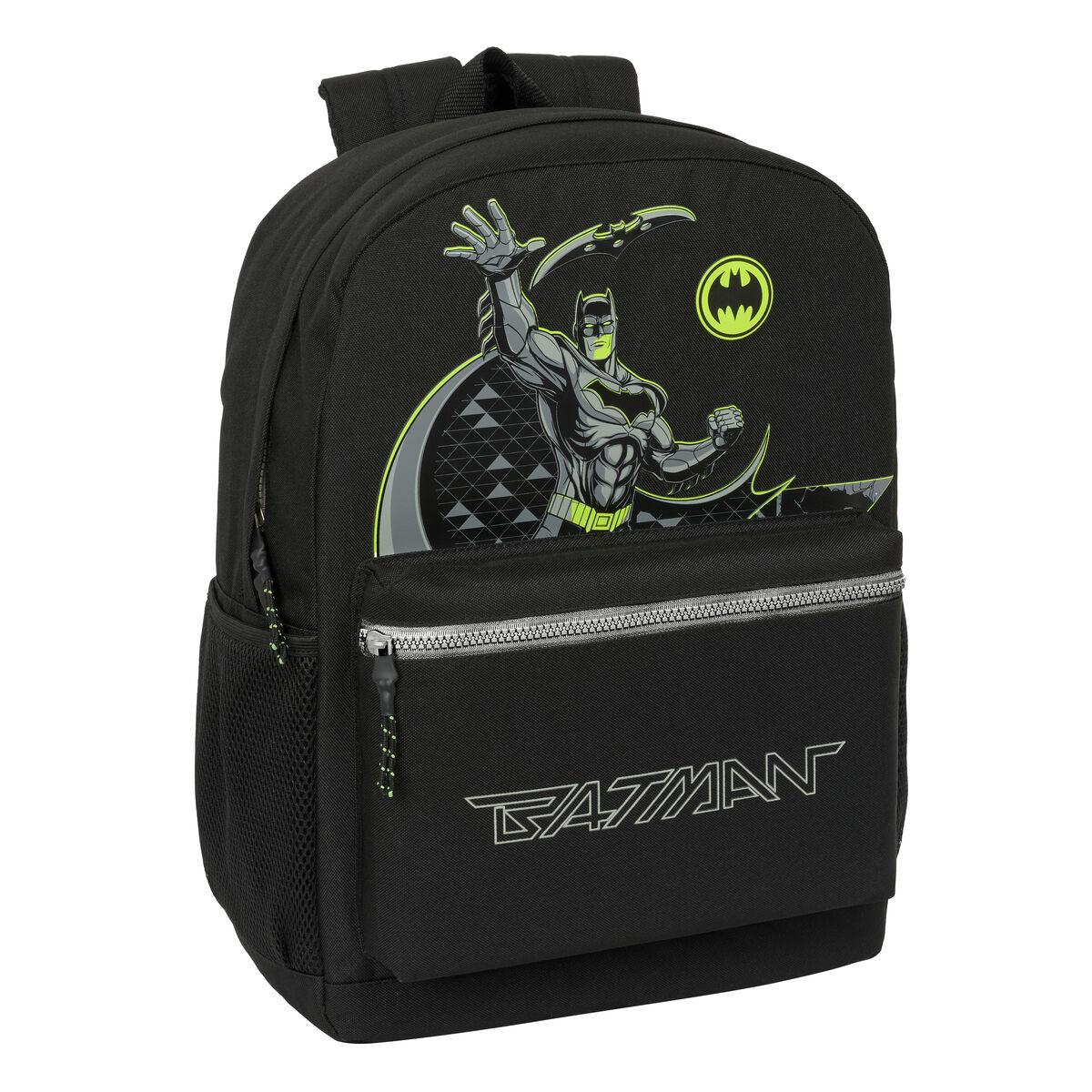 Zaino Scuola Batman Game over Nero 32 x 43 x 14 cm