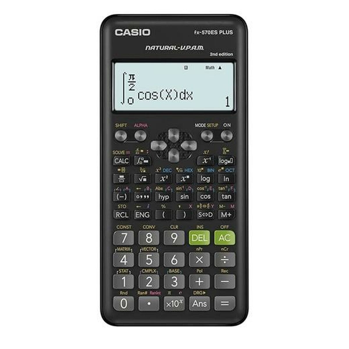 Calcolatrice scientifica Casio FX-570ESPLUS-2 BOX Nero