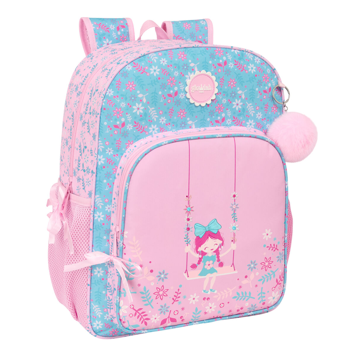Zaino Scuola Glow Lab Swing Multicolore 33 x 42 x 14 cm