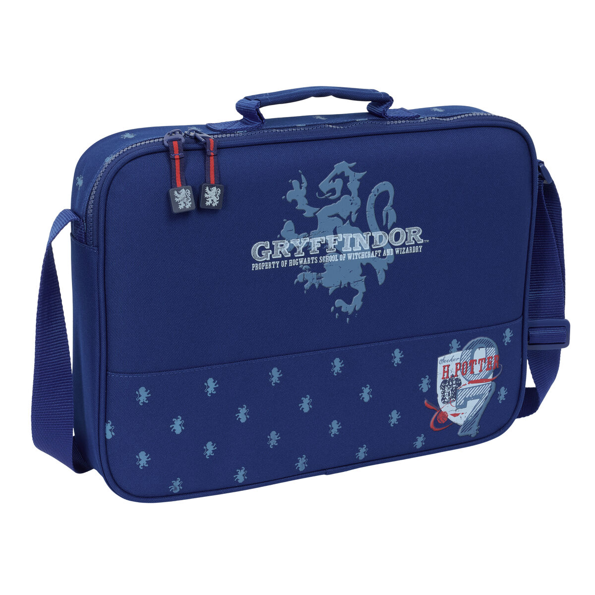 Borsa per la scuola Harry Potter Captain Blu Marino 38 x 28 x 6 cm