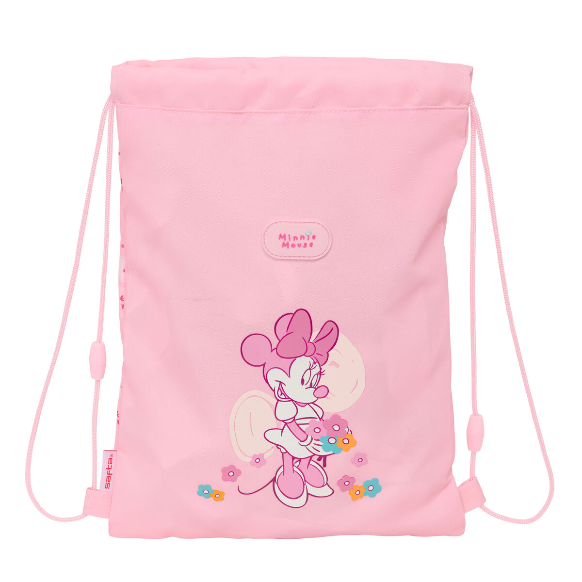 Zainetto con Cordini Minnie Mouse Baby Rosa 26 x 34 x 1 cm
