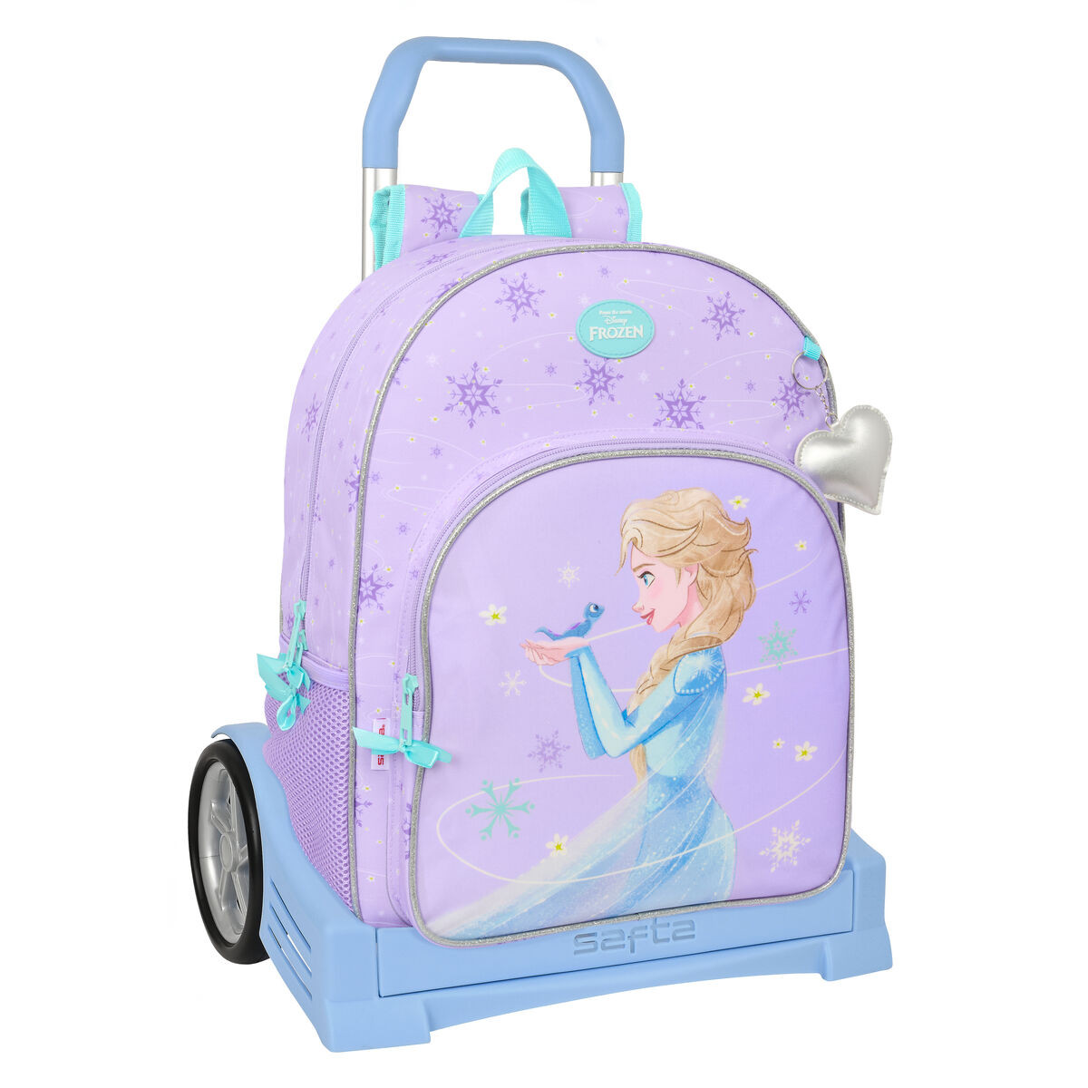 Trolley per la Scuola Frozen Spirit Lilla 33 x 42 x 14 cm