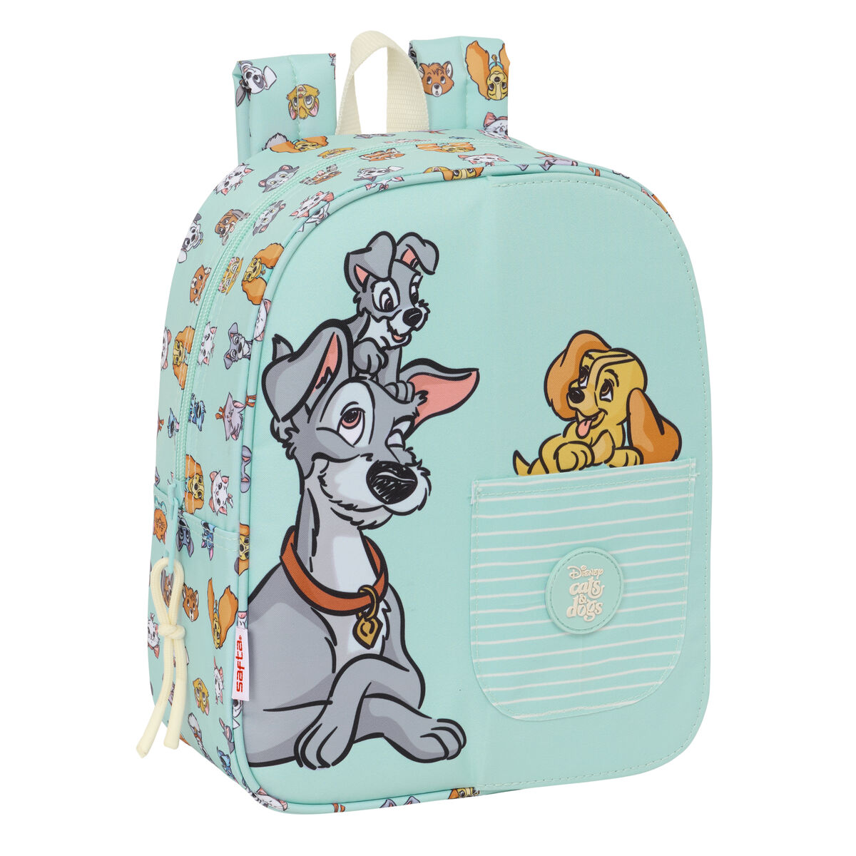 Zaino Scuola Disney Azzurro 22 x 27 x 10 cm