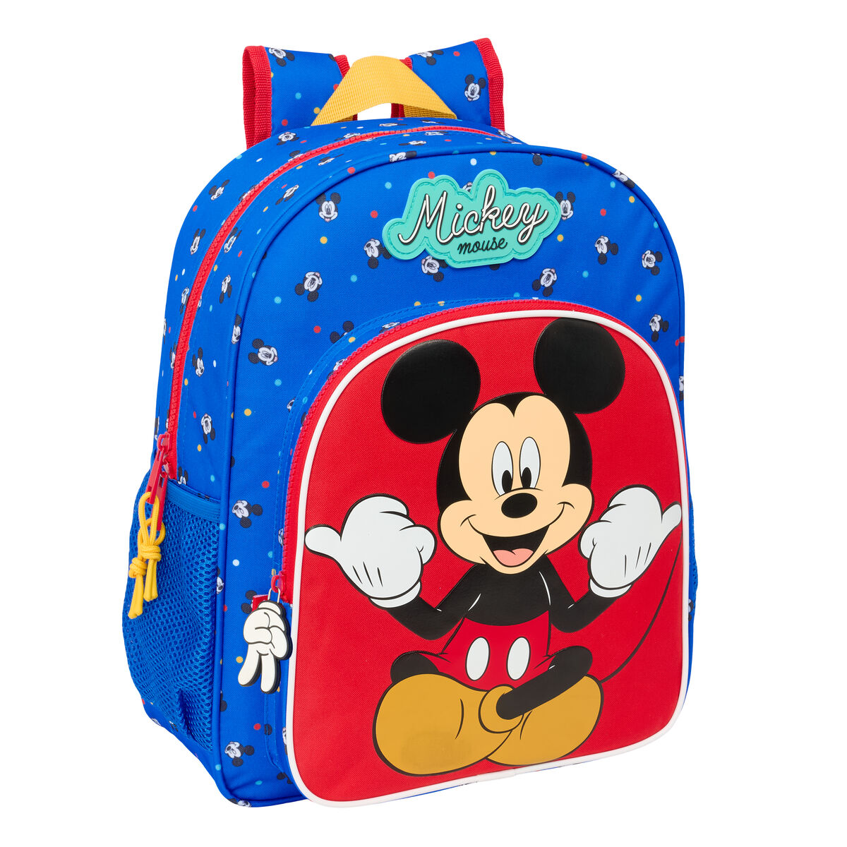 Zaino Scuola Mickey Mouse Clubhouse Good day Azzurro 32 x 38 x 12 cm