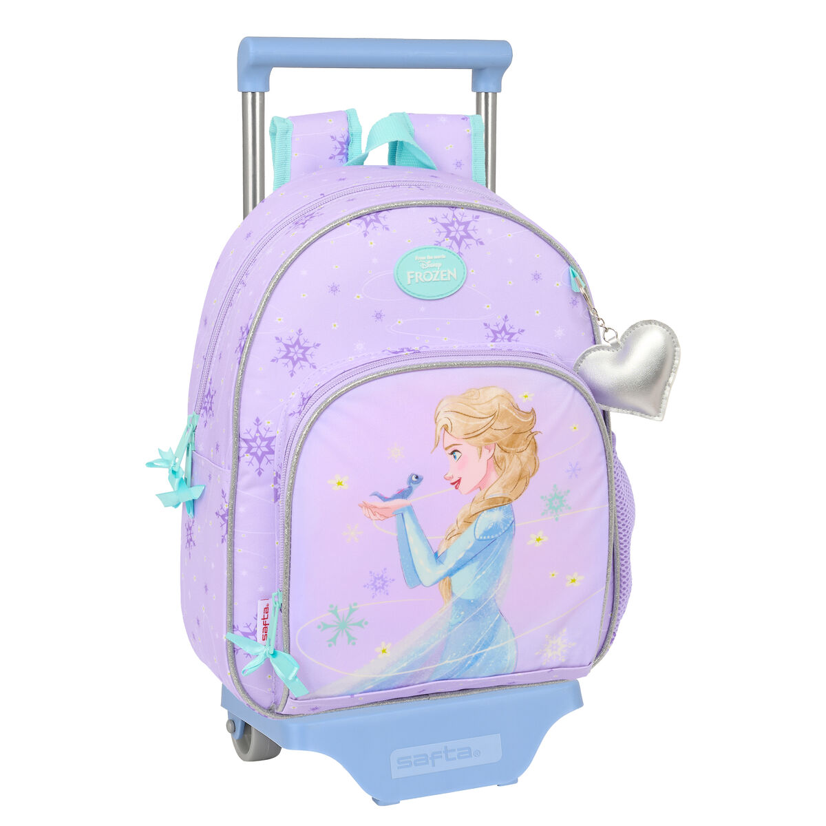 Trolley per la Scuola Frozen Spirit Lilla 28 x 34 x 10 cm