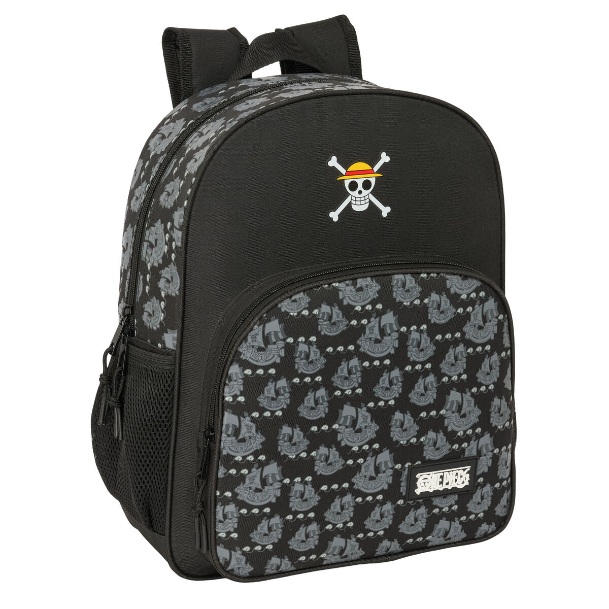 Zaino Scuola One Piece Pirates Nero 32 x 38 x 12 cm