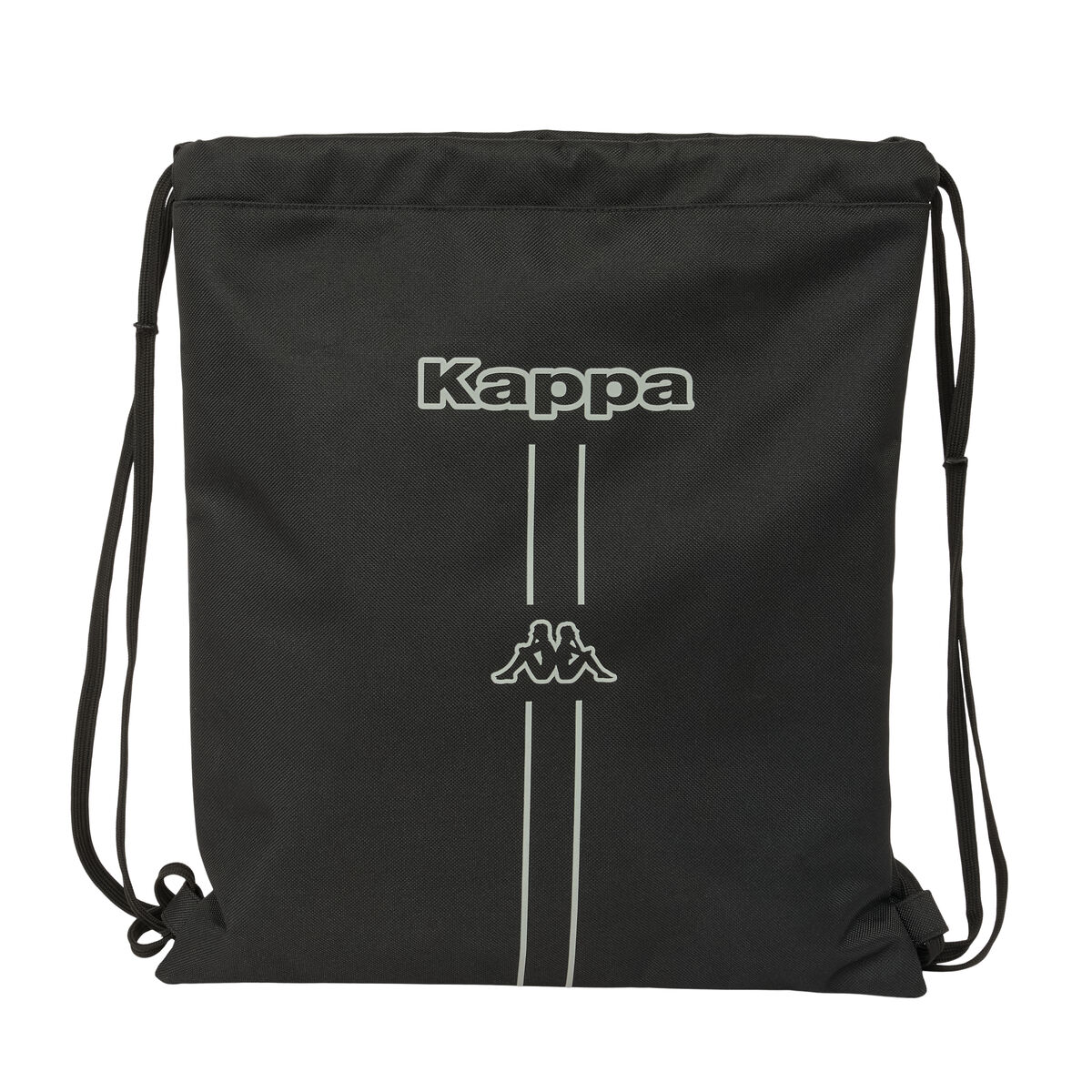 Zainetto con Cordini Kappa Dark Nero 35 x 40 x 1 cm
