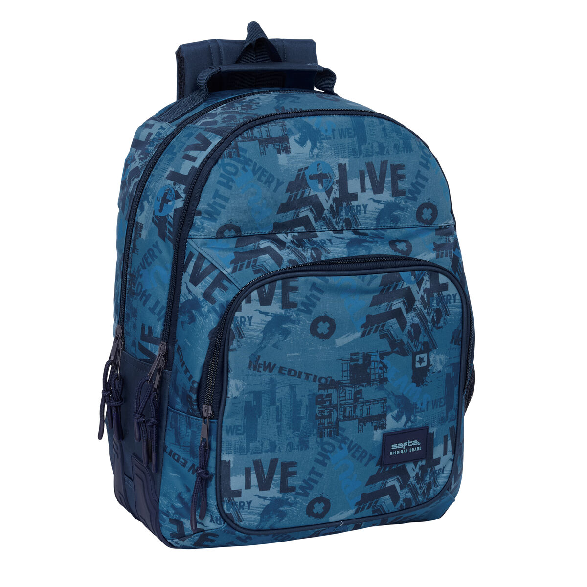 Zaino Scuola Safta New edition Blu Marino 32 x 42 x 15 cm