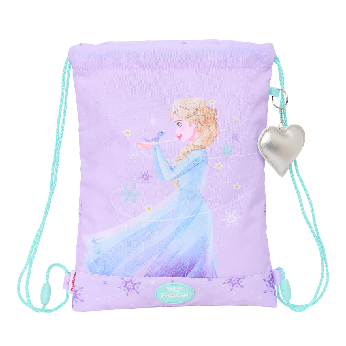 Zainetto con Cordini Frozen Spirit Lilla 26 x 34 x 1 cm
