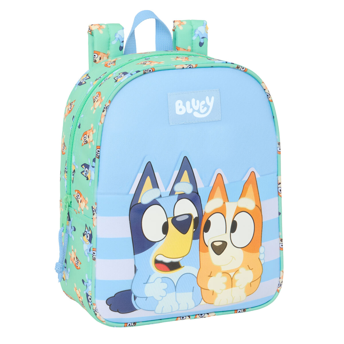 Zaino Scuola Bluey Sisters Verde 22 x 27 x 10 cm