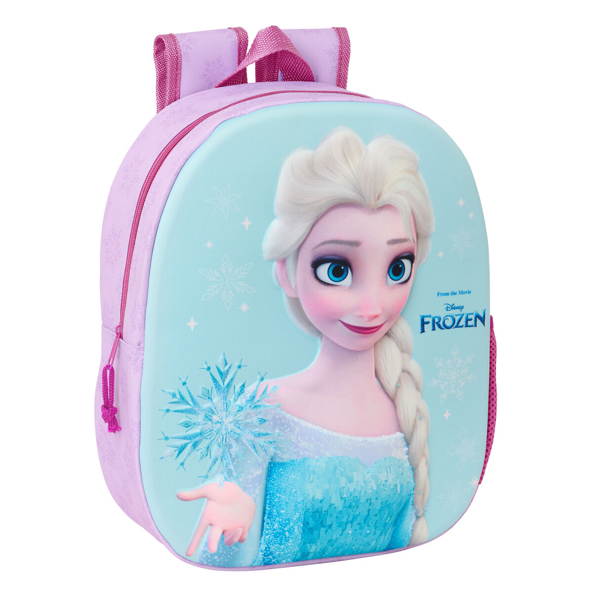 Zaino per Bambini Frozen Rosa Blu cielo 27 x 33 x 10 cm 3D