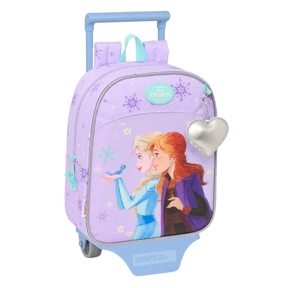 Trolley per la Scuola Frozen Spirit Lilla 22 x 27 x 10 cm