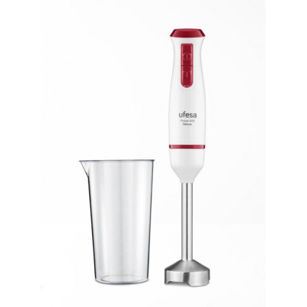 Frullatore ad Immersione UFESA PULSAR600DELUX Bianco Rosso 600 W